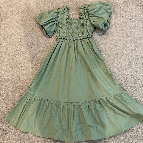 Beautiful sea green English Factory dress in XS - Picture 1 of 6